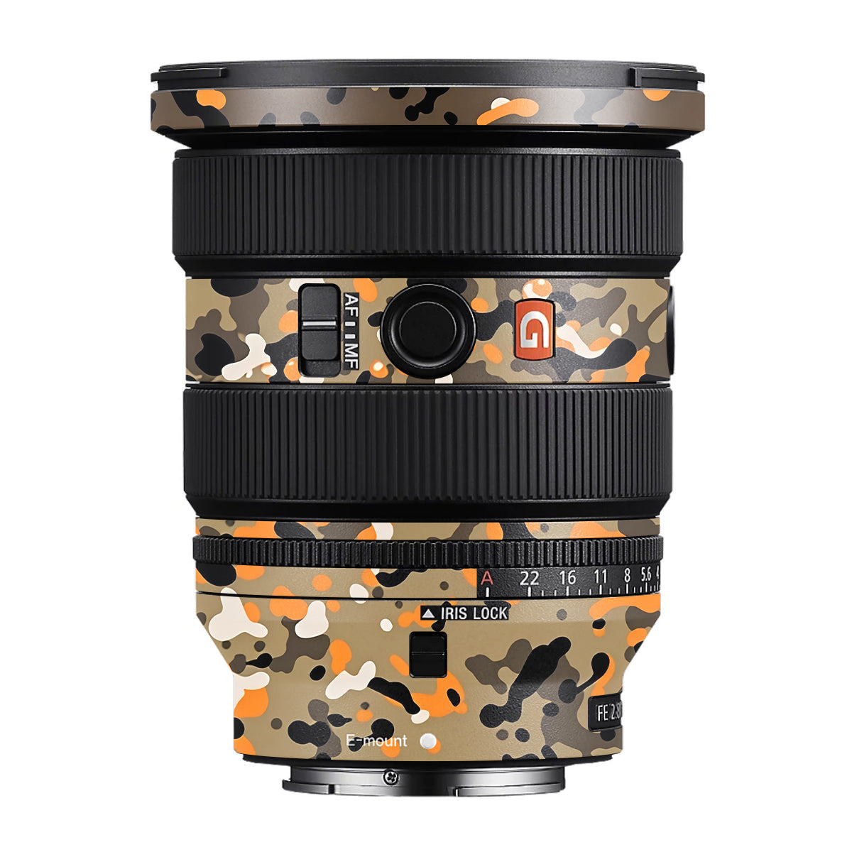 Orange Brown Spot Sony FE 16-35mm F/2.8 GM II Camera Lens Skin