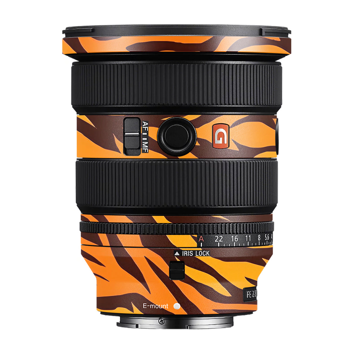 Wild Tiger Stripes Sony FE 16-35mm F/2.8 GM II Camera Lens Skin