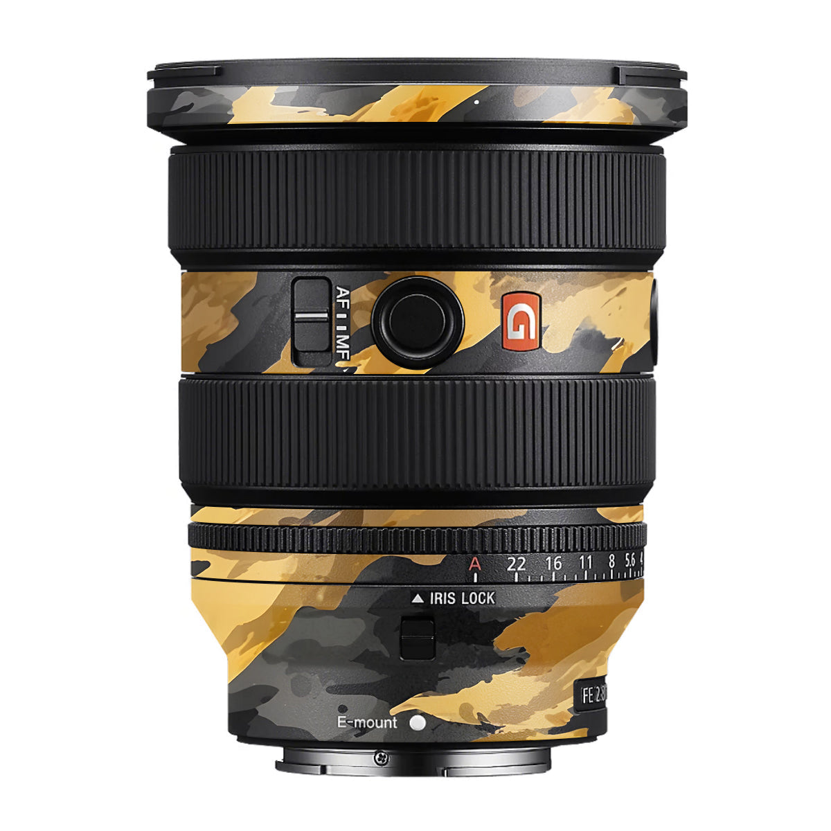 Camo Tiger Blend Sony FE 16-35mm F/2.8 GM II Camera Lens Skin
