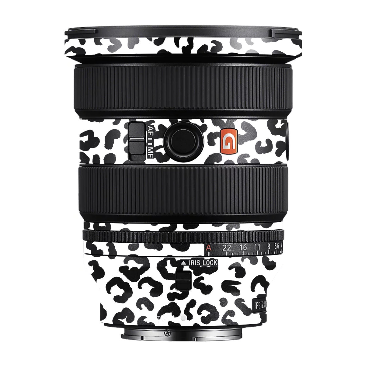 White Leopard Sony FE 16-35mm F/2.8 GM II Camera Lens Skin