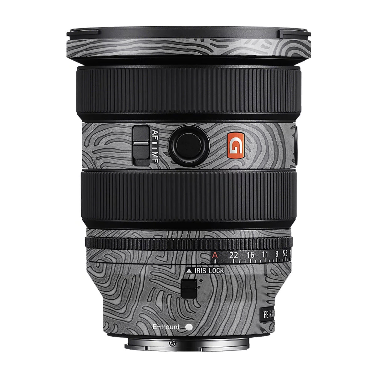 Monochrome Line Maze Sony FE 16-35mm F/2.8 GM II Camera Lens Skin
