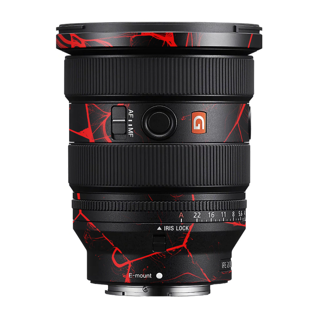 Red Neural Grid Sony FE 16-35mm F/2.8 GM II Camera Lens Skin