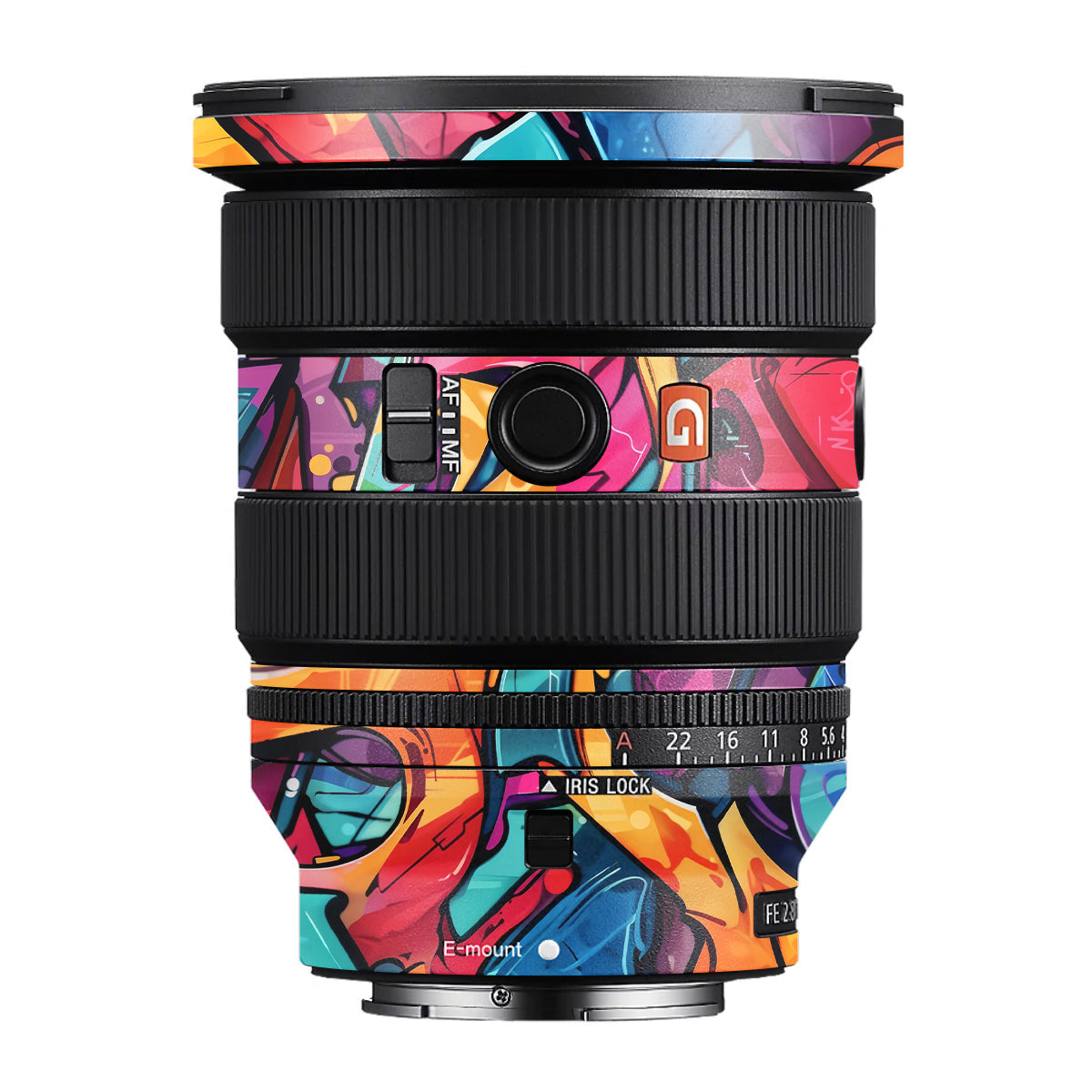 Urban Graffiti Explosion Sony FE 16-35mm F/2.8 GM II Camera Lens Skin