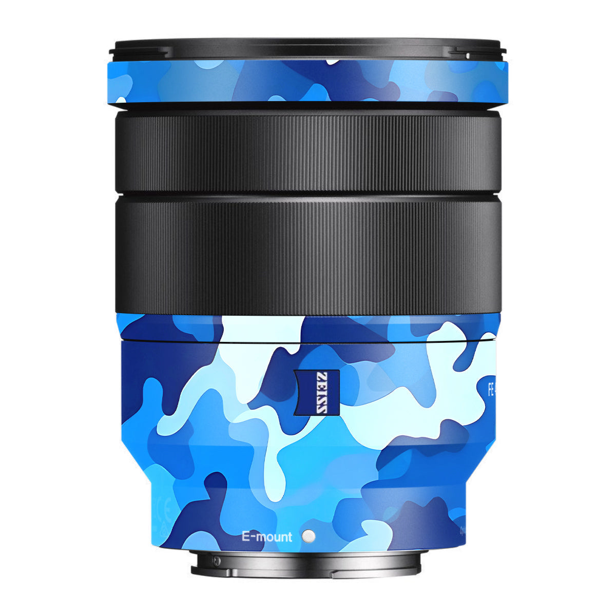 Arctic Blue Camo Pattern Sony FE 16-35mm F/4 ZA OSS Camera Lens Skin