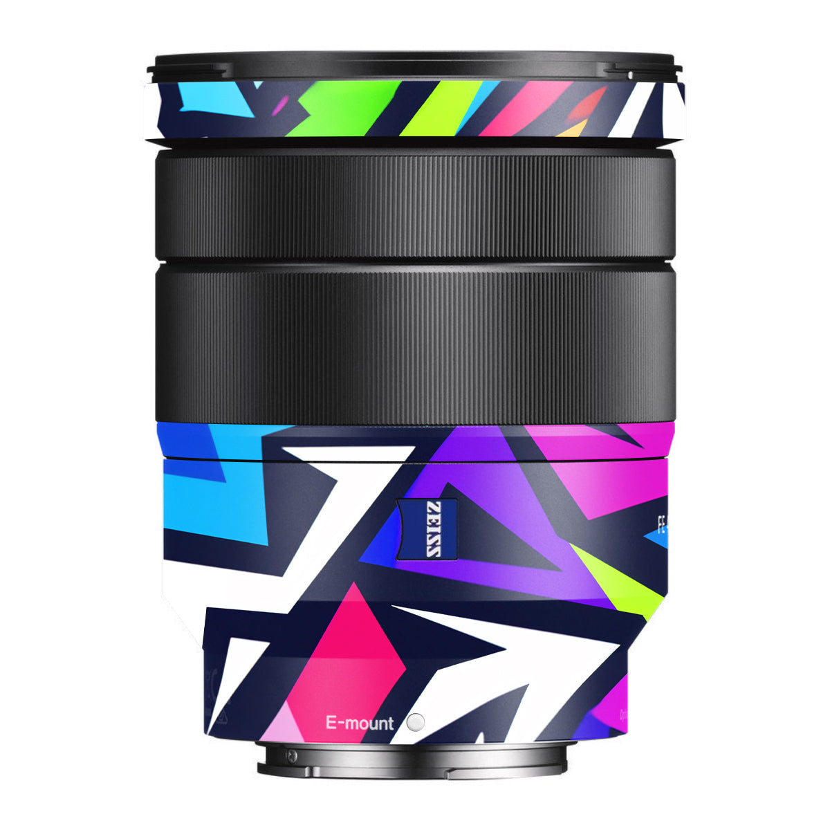 Bold Geometric Pop Sony FE 16-35mm F/4 ZA OSS Camera Lens Skin
