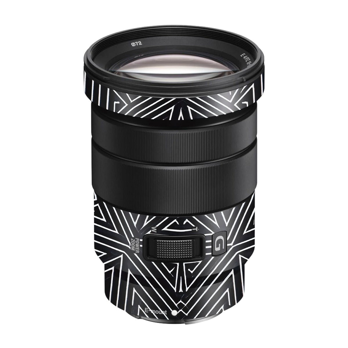 Geometric Pattern Sony E 18-105mm F/4 Camera Lens Skin