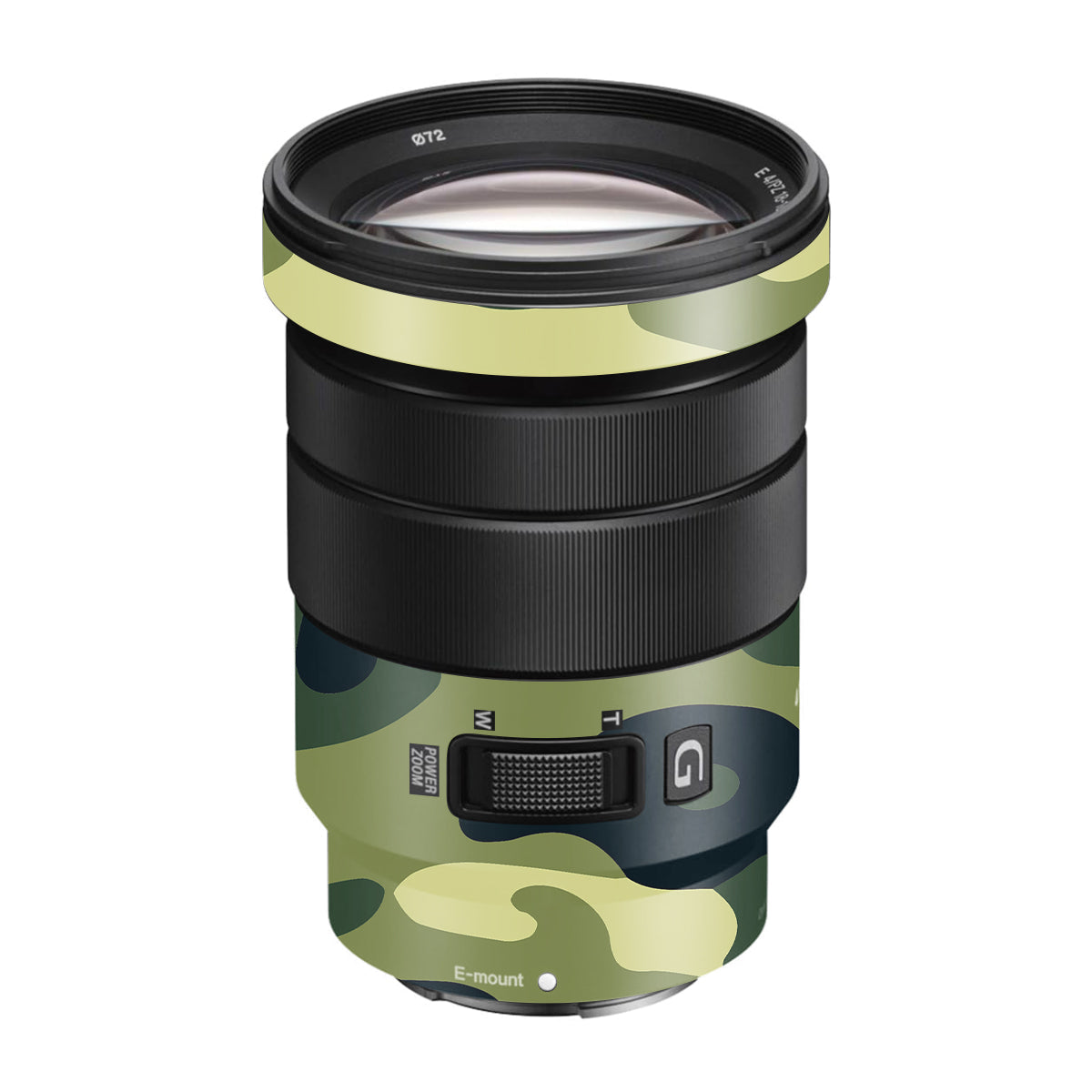 Forest Green Camo Sony E 18-105mm F/4 Camera Lens Skin
