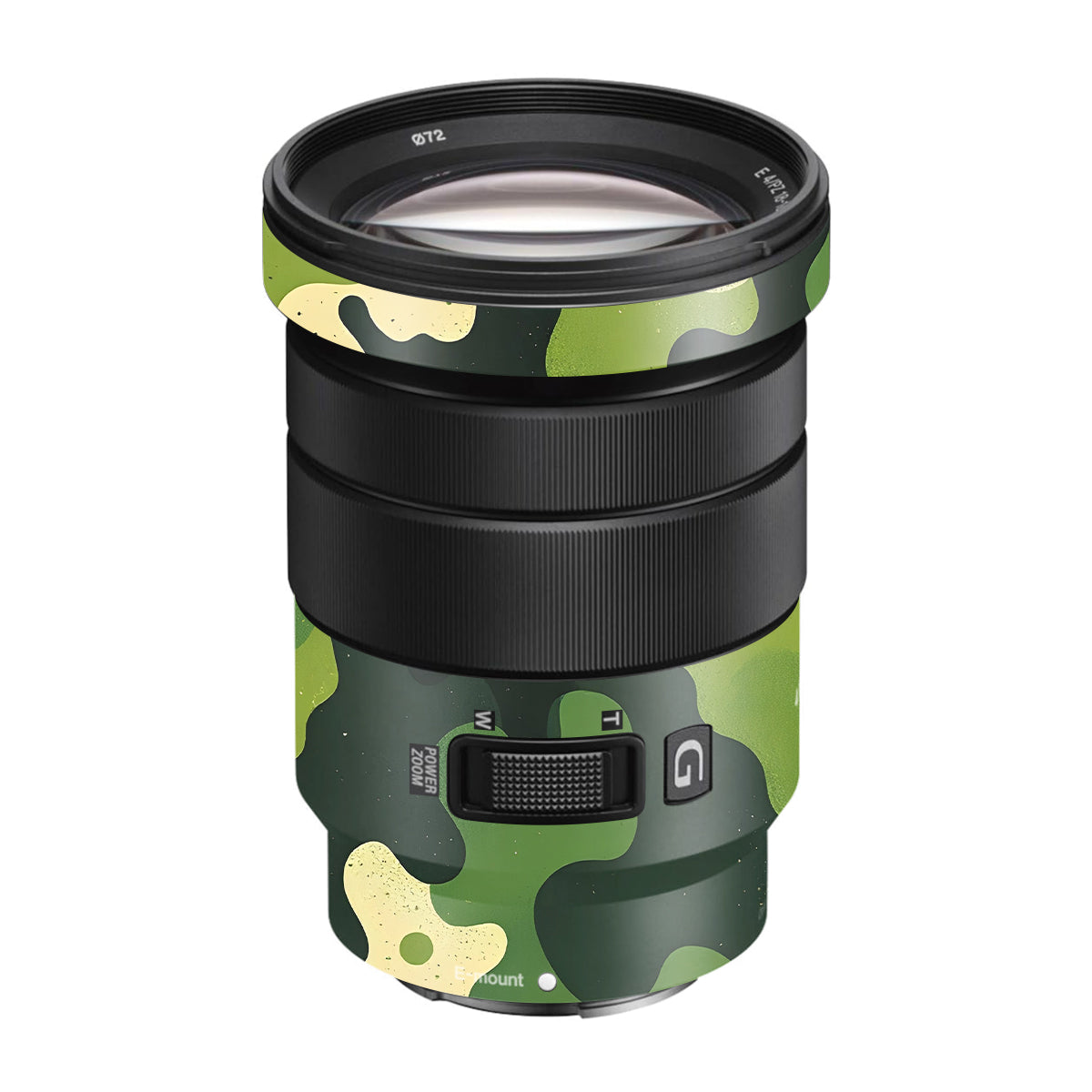 Camouflage Pattern Sony E 18-105mm F/4 Camera Lens Skin