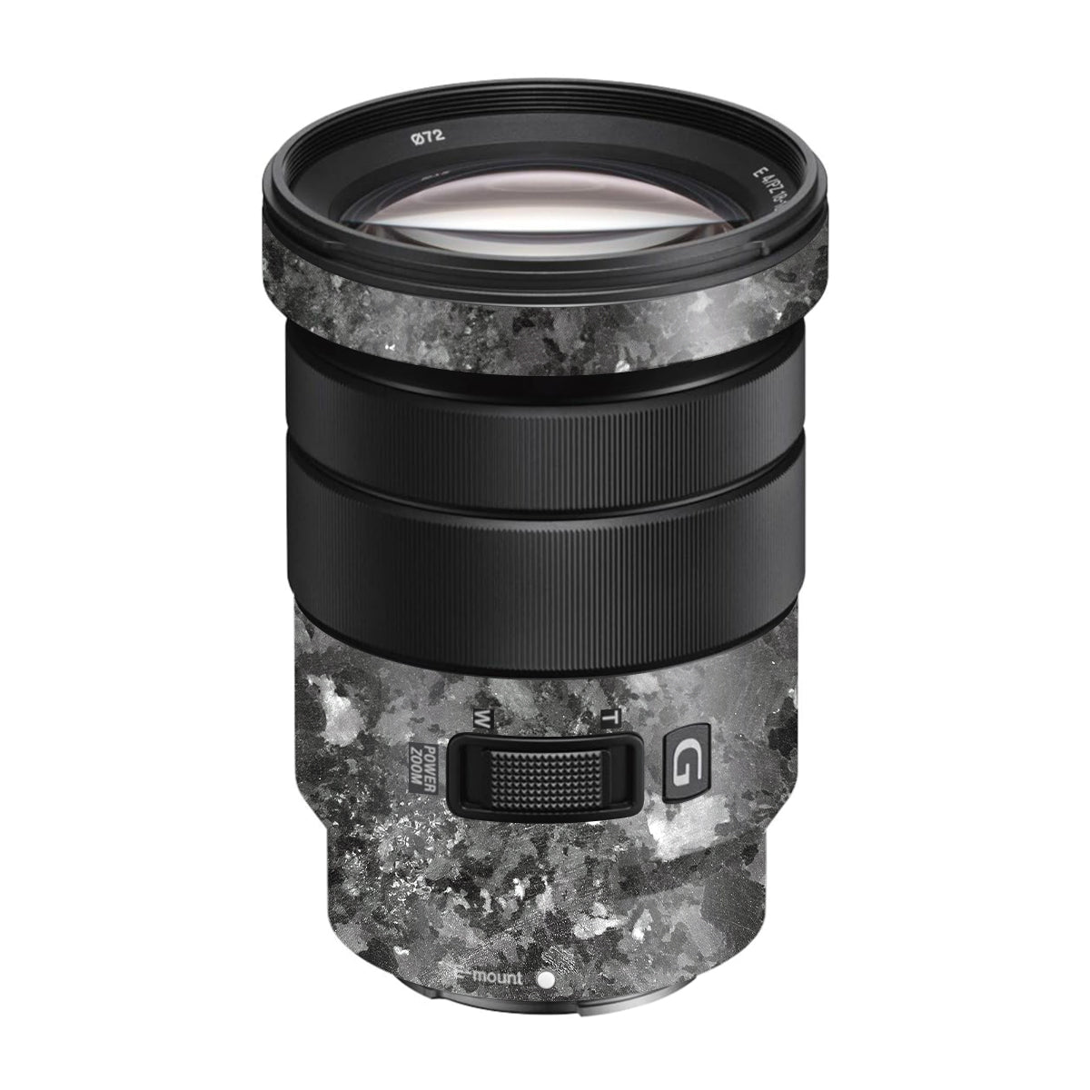 Black Granite Sony E 18-105mm F/4 Camera Lens Skin