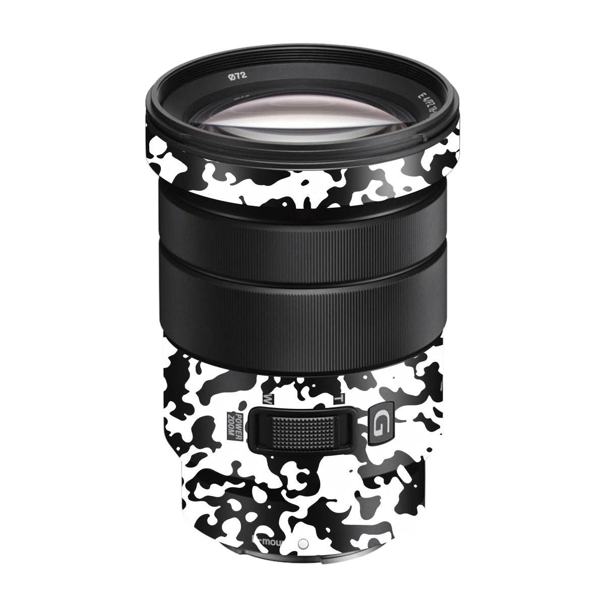 Snow Camo Sony E 18-105mm F/4 Camera Lens Skin