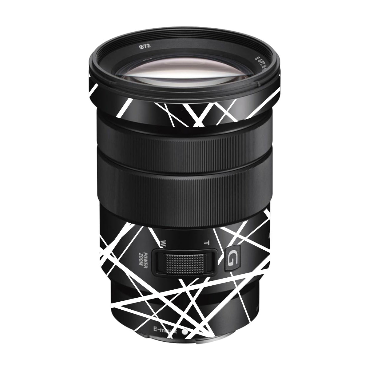 Mono Grid Sony E 18-105mm F/4 Camera Lens Skin