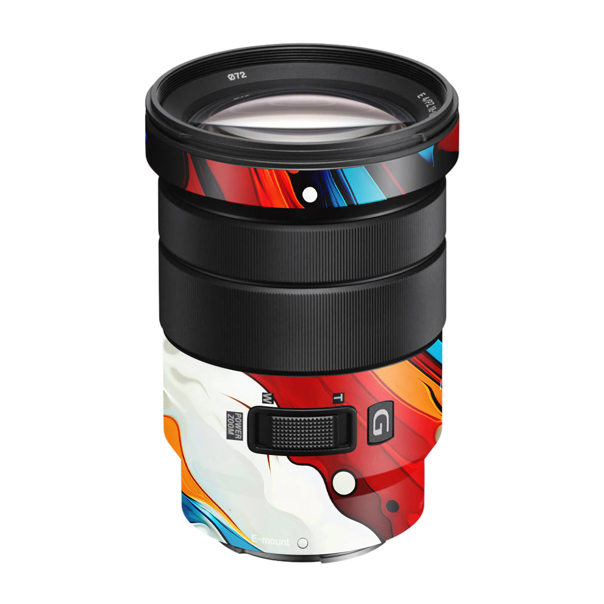 Fire & Ice Flow Sony E 18-105mm F/4 Camera Lens Skin