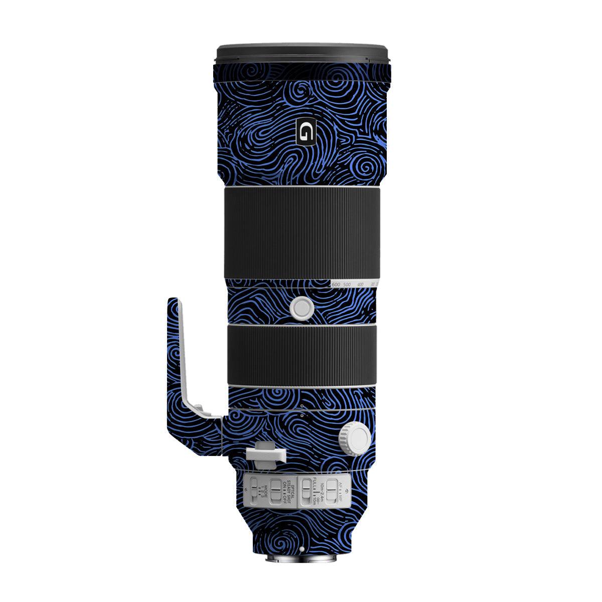 Blue Spirals Sony FE 200-600mm F/5.6-6.3 G OSS Camera Lens Skin
