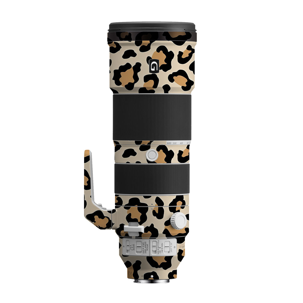 Sandy Leopard Spots Sony FE 200-600mm F/5.6-6.3 G OSS Camera Lens Skin