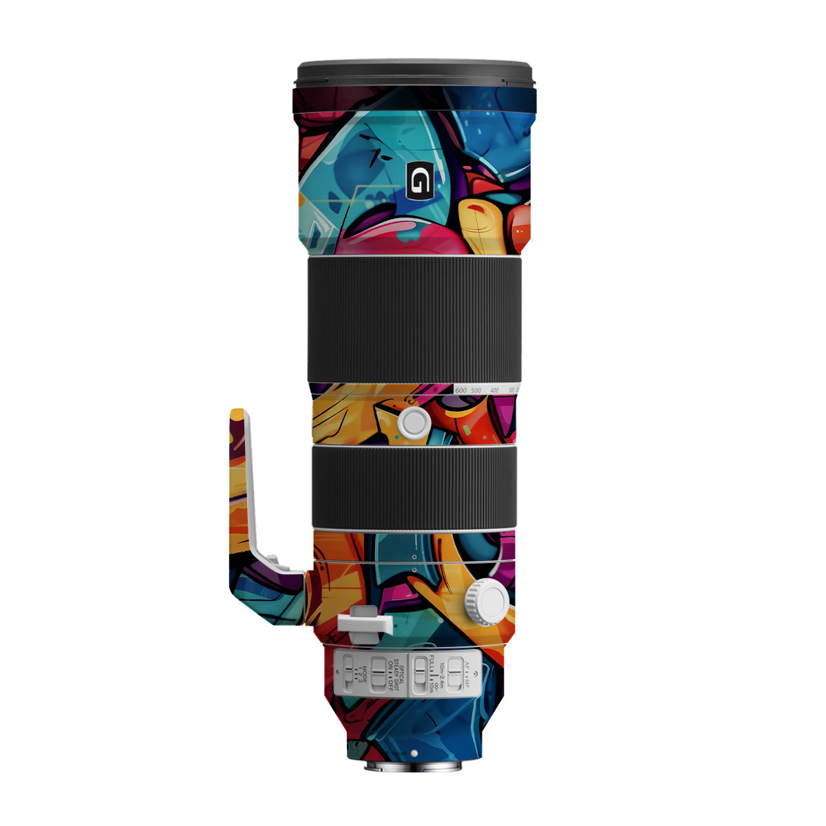 Urban Graffiti Explosion Sony FE 200-600mm F/5.6-6.3 G OSS Camera Lens Skin