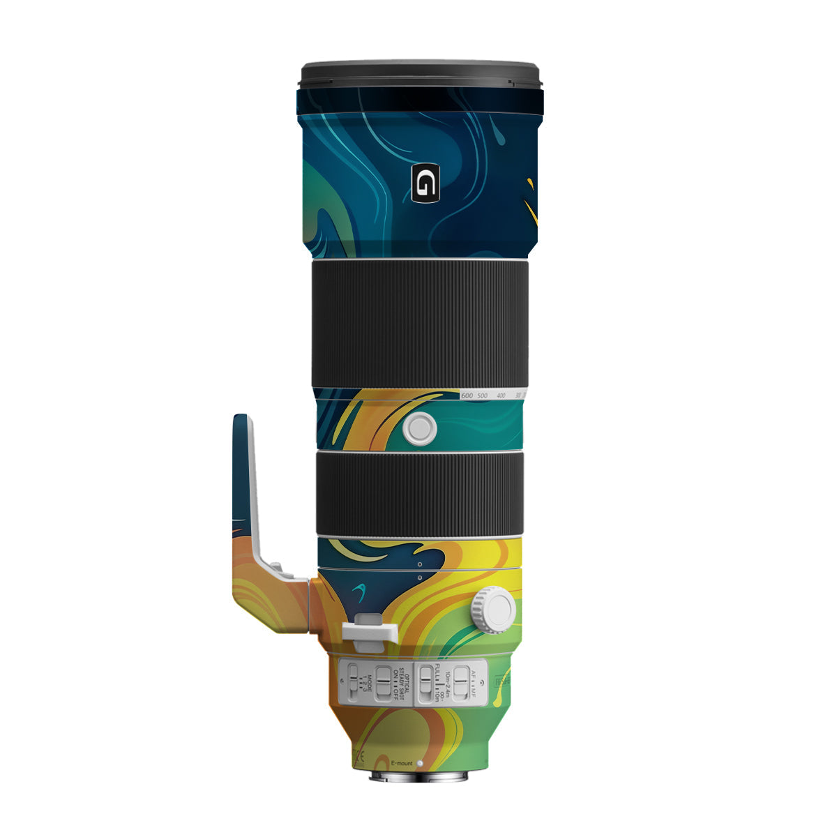 Rainbow Liquid Fusion Sony FE 200-600mm F/5.6-6.3 G OSS Camera Lens Skin