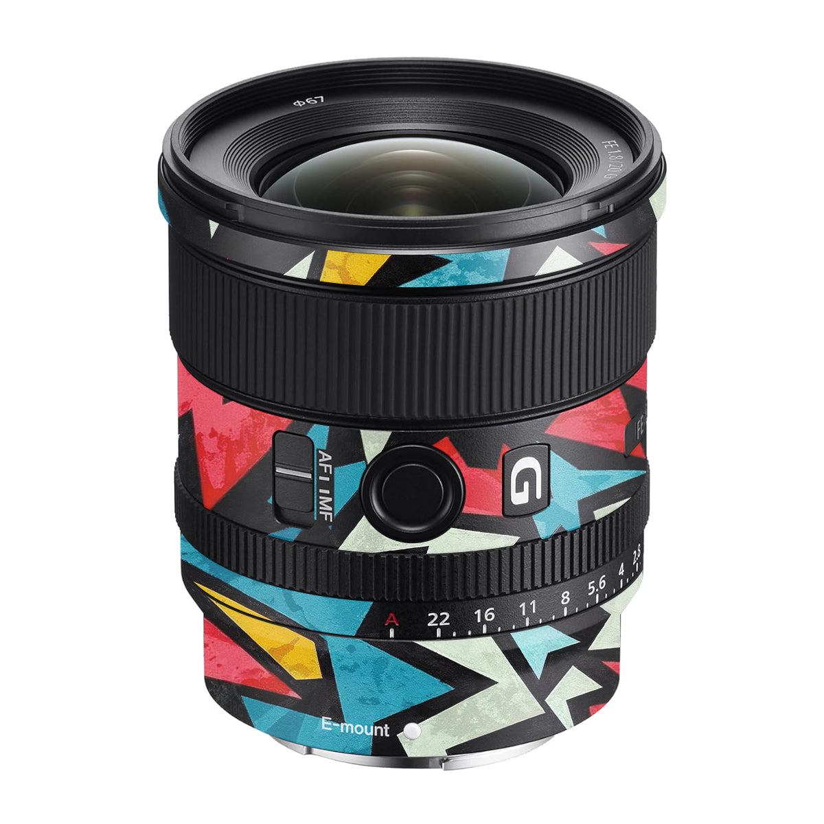 Pop Art Lightning Sony FE 20mm F/1.8 G Camera Lens Skin