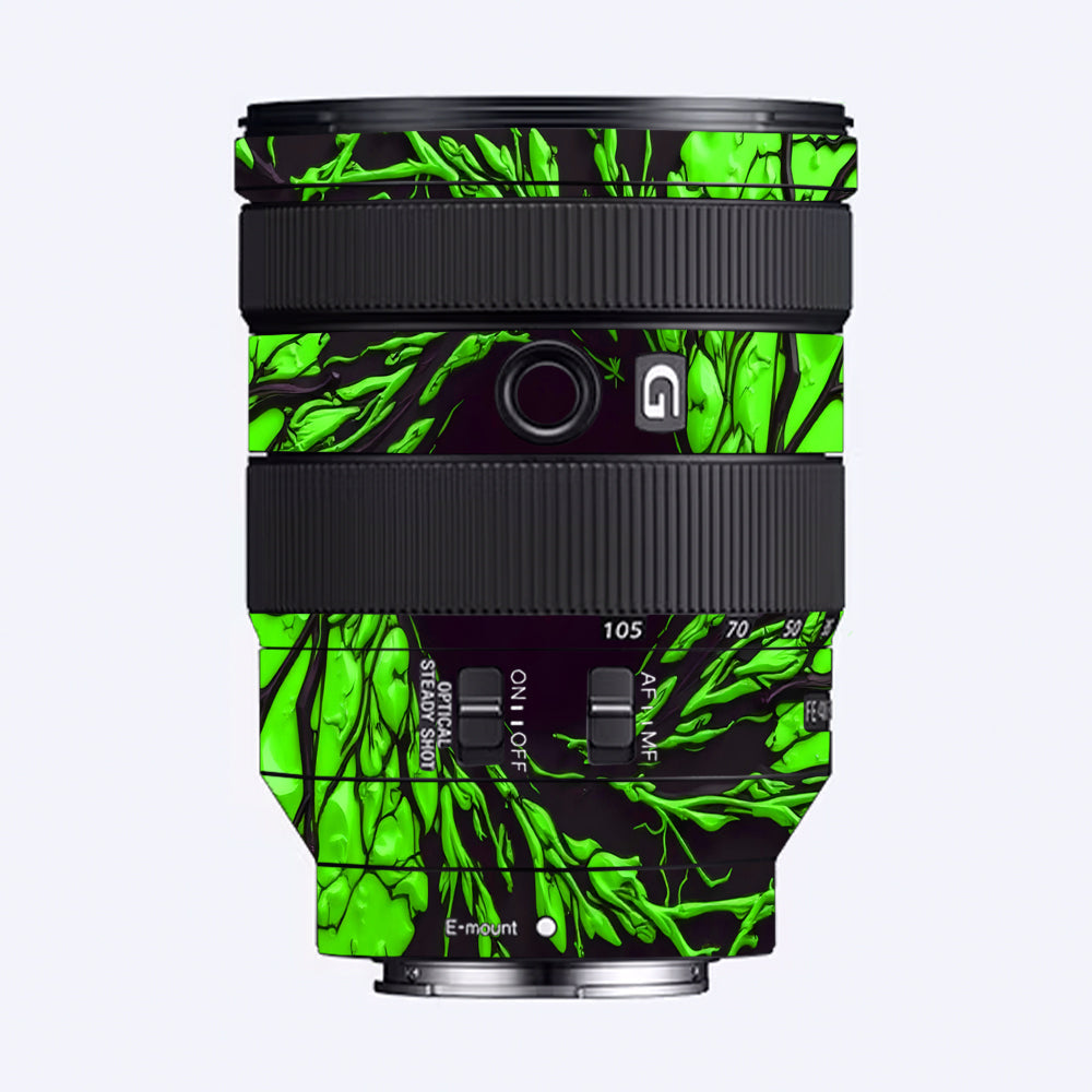 Venom Green Sony FE 24–105mm f/4 G OSS Camera Lens Skin