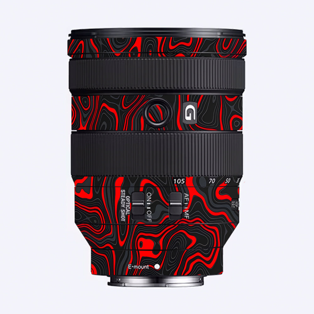 Crimson Waves Sony FE 24–105mm f/4 G OSS Camera Lens Skin