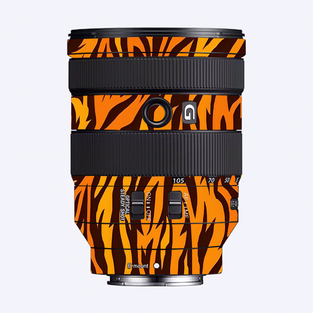 Wild Tiger Stripes Sony FE 24–105mm f/4 G OSS Camera Lens Skin