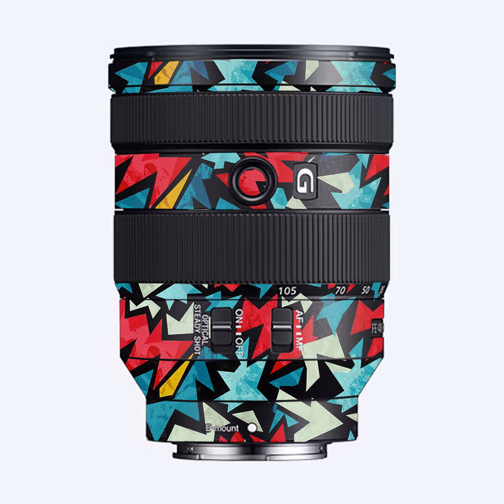 Pop Art Lightning Sony FE 24–105mm f/4 G OSS Camera Lens Skin