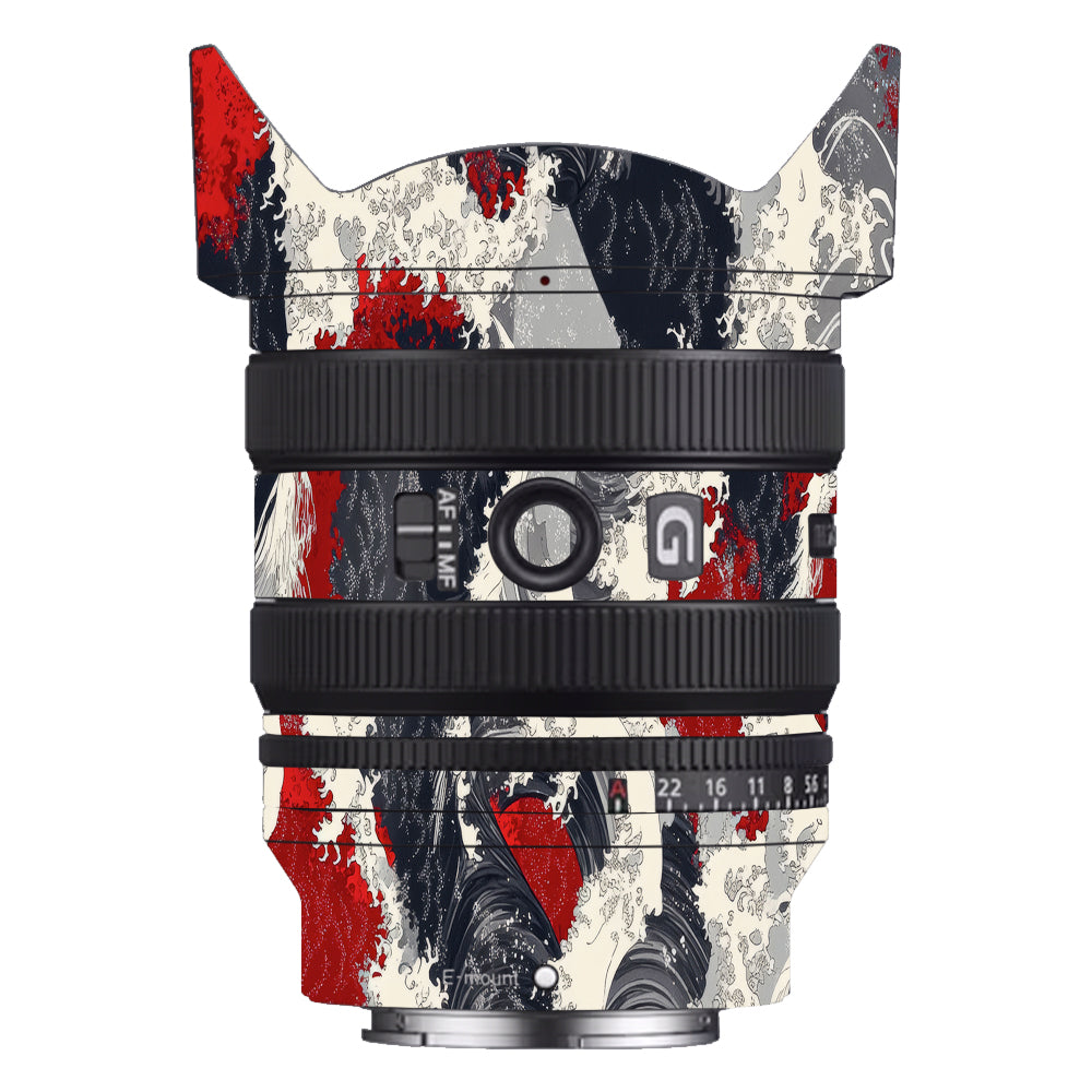 Abstract Waves Sony FE 24–50mm f/2.8 G Camera Lens Skin