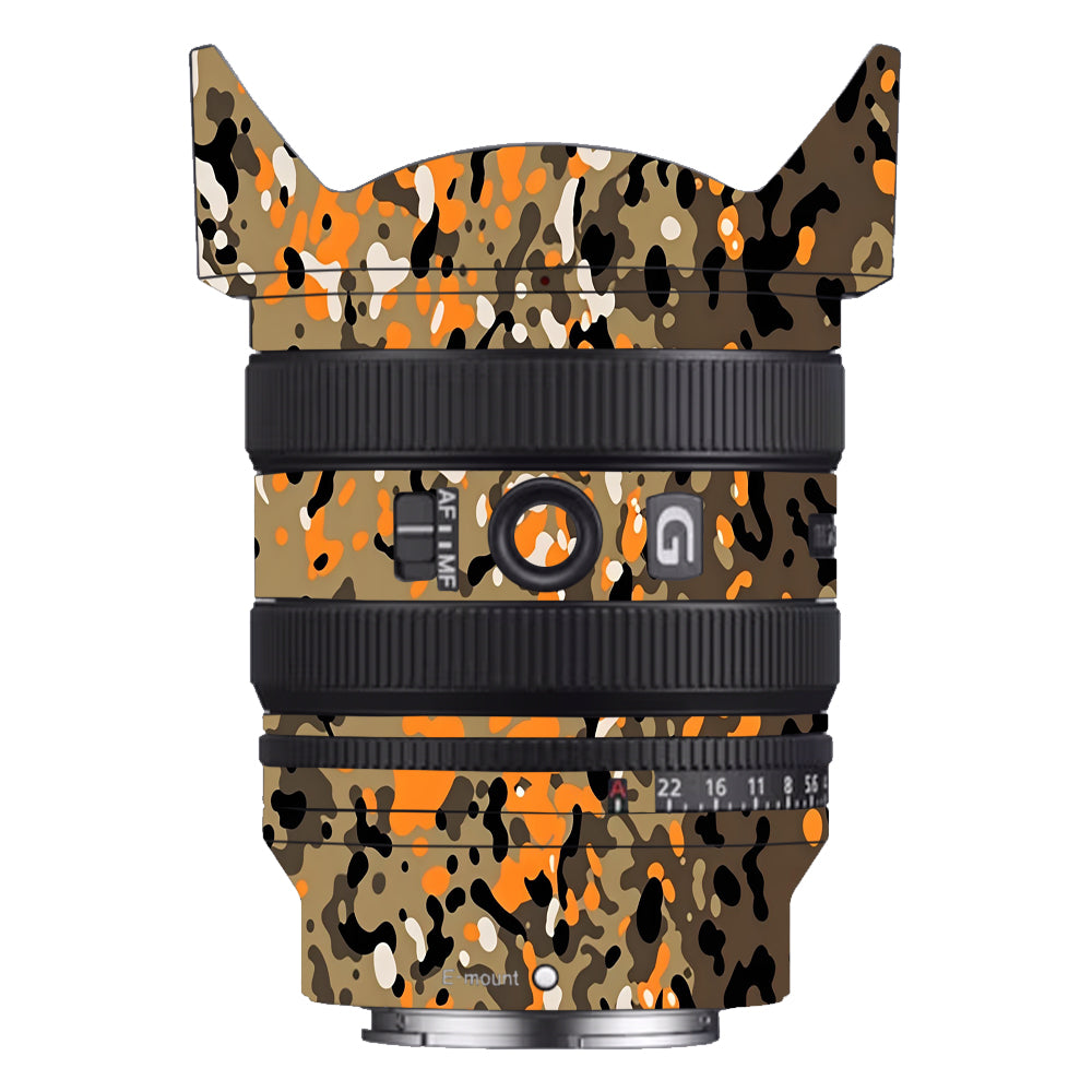 Orange Brown Spot Sony 24-50mm Camera Lens Skin