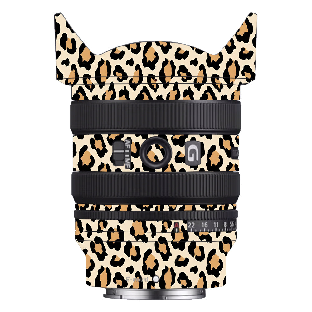 Sandy Leopard Spots Sony FE 24–50mm f/2.8 G Camera Lens Skin