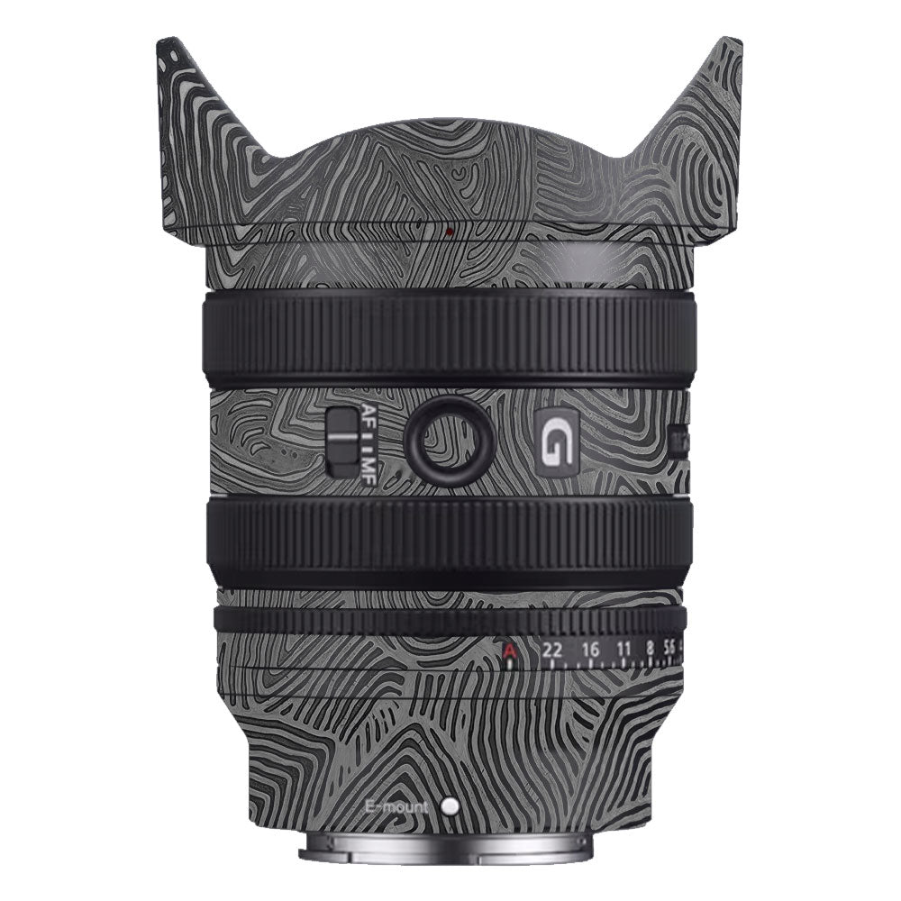 Monochrome Line Maze Sony FE 24–50mm f/2.8 G Camera Lens Skin