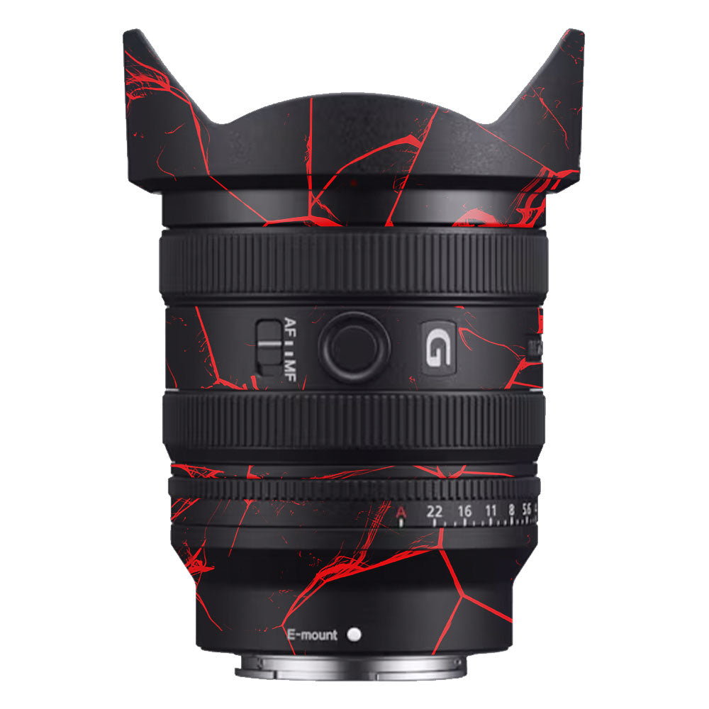 Red Neural Grid Sony FE 24–50mm f/2.8 G Camera Lens Skin