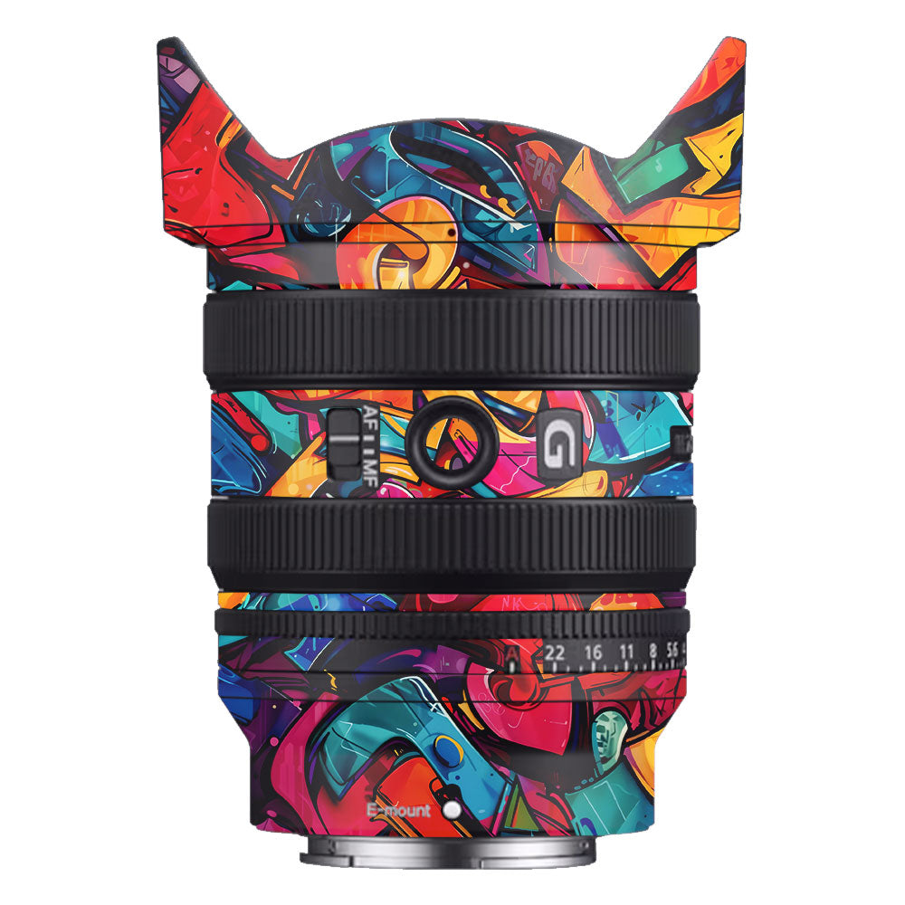 Urban Graffiti Explosion Sony FE 24–50mm f/2.8 G Camera Lens Skin