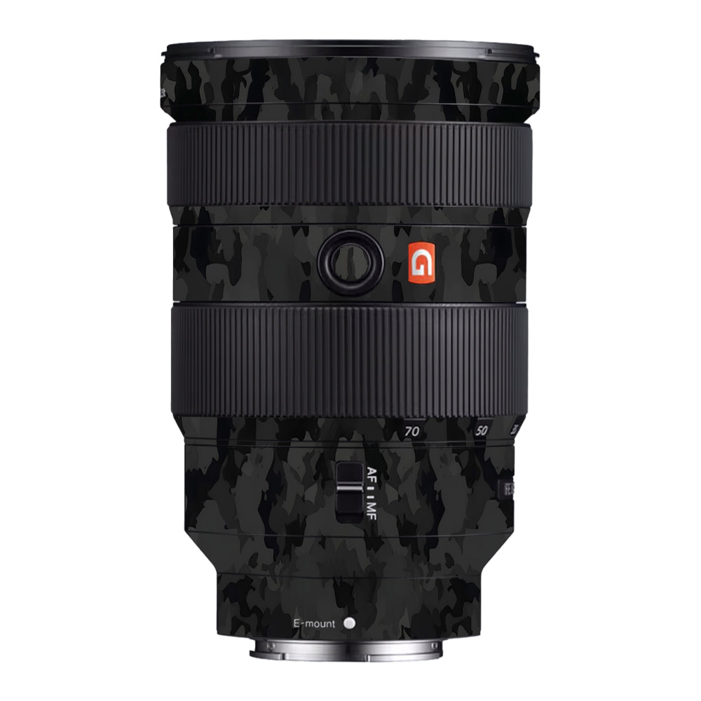 Black Camouflage Sony FE 24-70mm f/2.8 GM Camera Lens Skin
