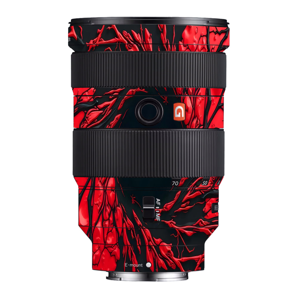 Venom Red Sony FE 24-70mm f/2.8 GM Camera Lens Skin
