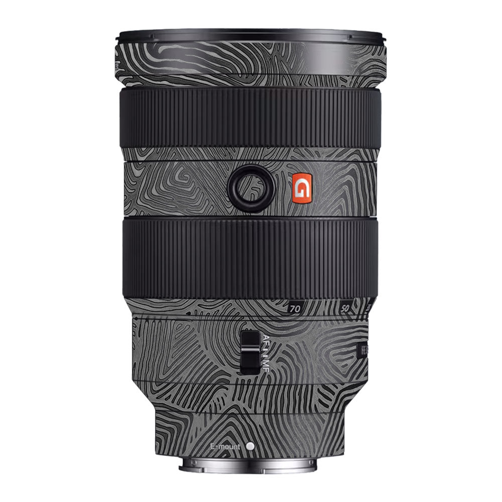Monochrome Line Maze Sony FE 24-70mm f/2.8 GM Camera Lens Skin