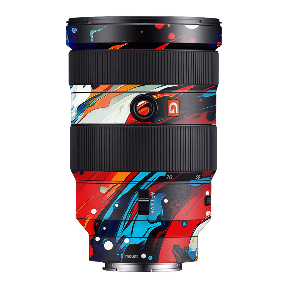 Fire & Ice Flow Sony FE 24-70mm f/2.8 GM Camera Lens Skin