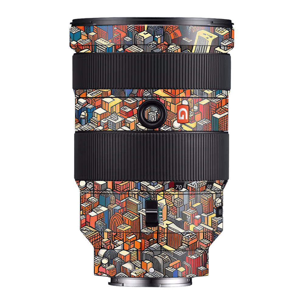 Isometric Cityscape Sony FE 24-70mm f/2.8 GM Camera Lens Skin