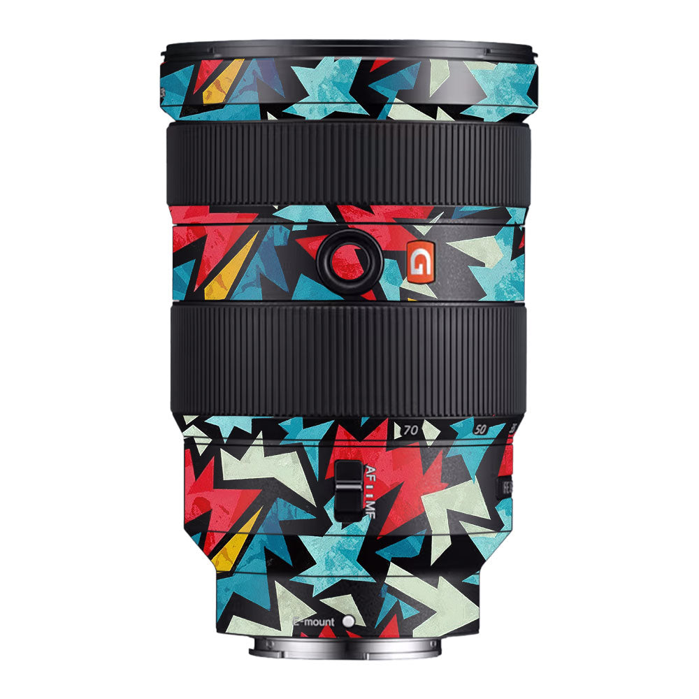 Pop Art Lightning Sony FE 24-70mm f/2.8 GM Camera Lens Skin