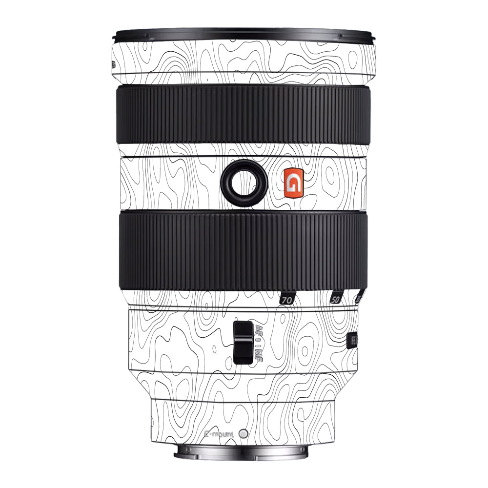 White Contour Design Sony FE 24-70mm f/2.8 GM Camera Lens Skin