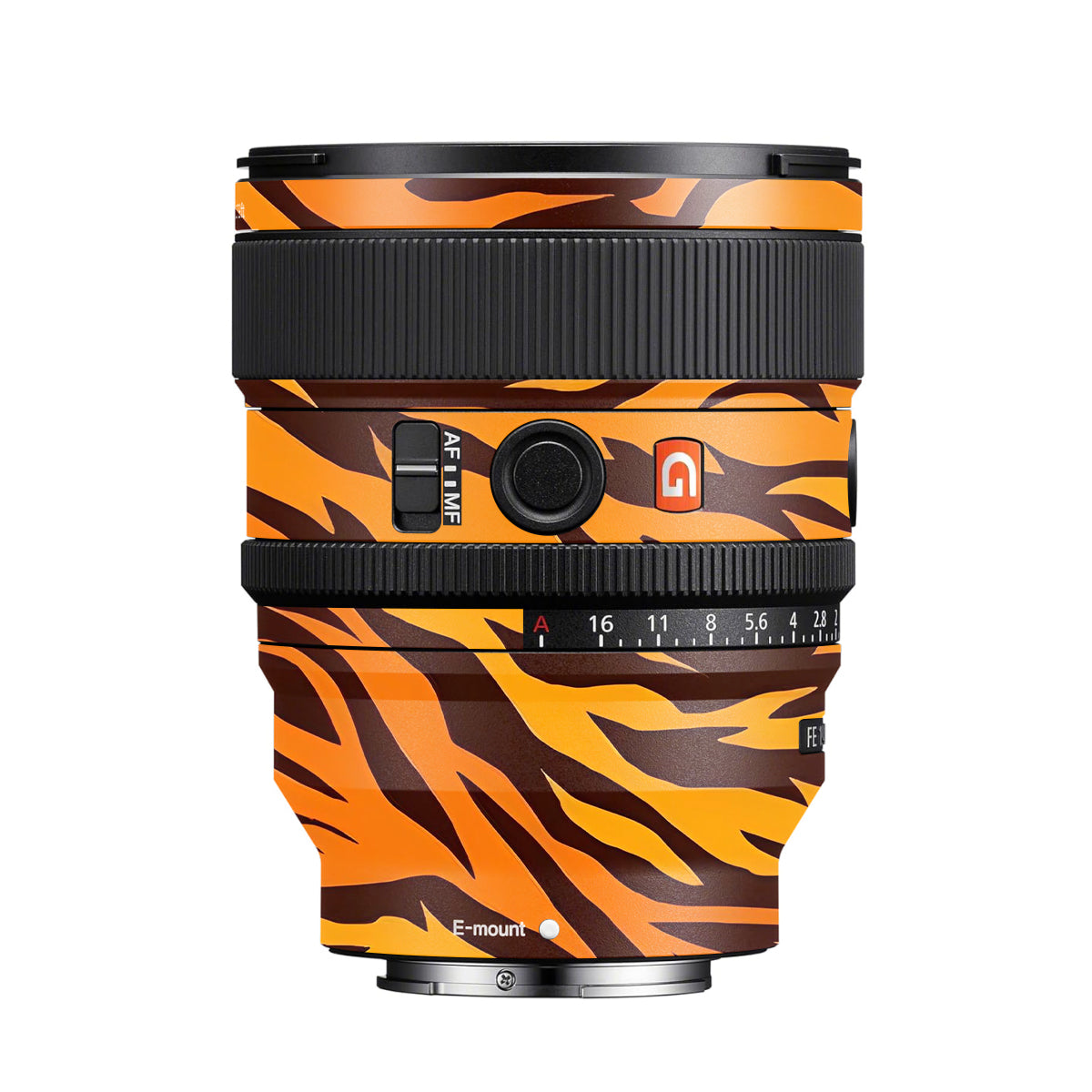 Wild Tiger Stripes Sony FE 24mm F/1.4 GM Camera Lens Skin
