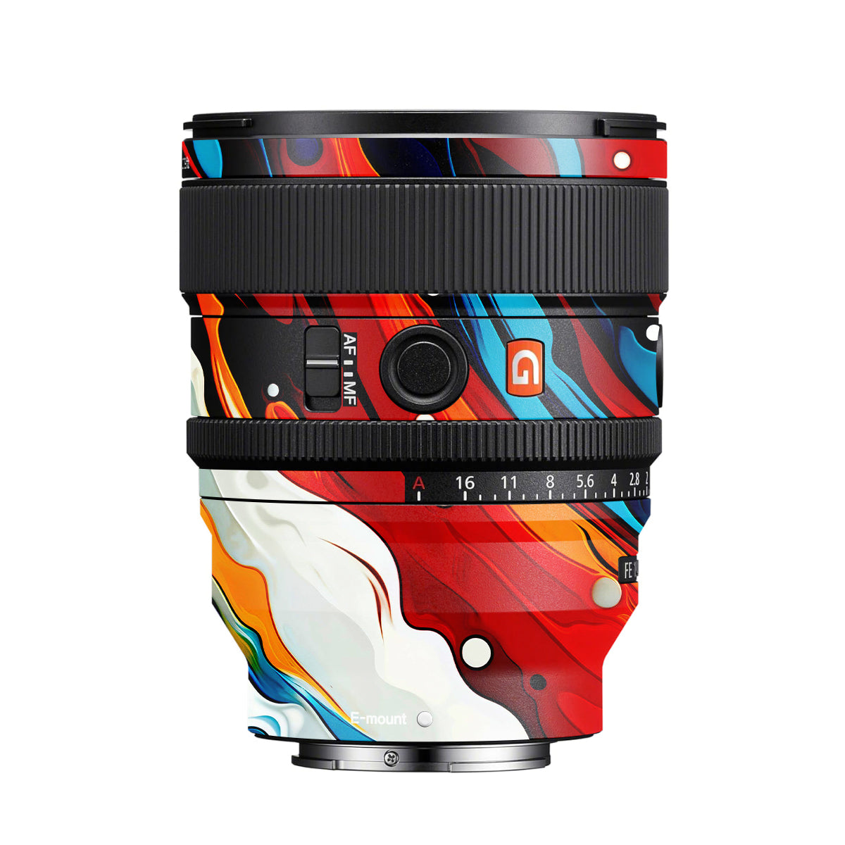 Fire & Ice Flow Sony FE 24mm F/1.4 GM Camera Lens Skin