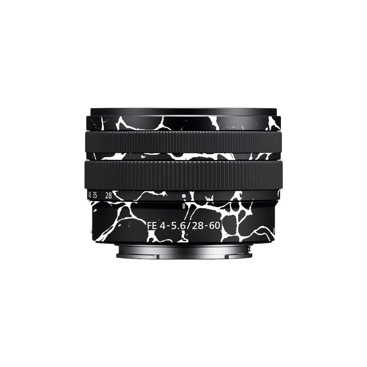 White Web Sony FE 28-60mm F/4-5.6 Camera Lens Skin