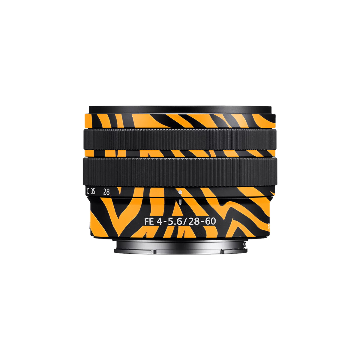 Zebra Gold Pattern Sony FE 28-60mm F/4-5.6 Camera Lens Skin