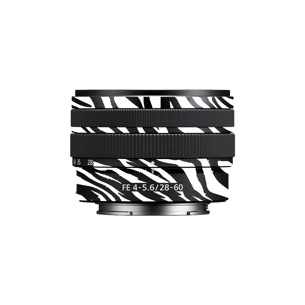 Classic Zebra Stripes Sony FE 28-60mm F/4-5.6 Camera Lens Skin