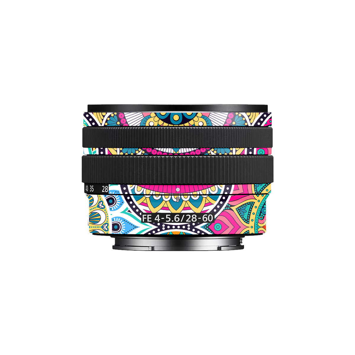 Boho Mandala Tile Pattern Sony FE 28-60mm F/4-5.6 Camera Lens Skin
