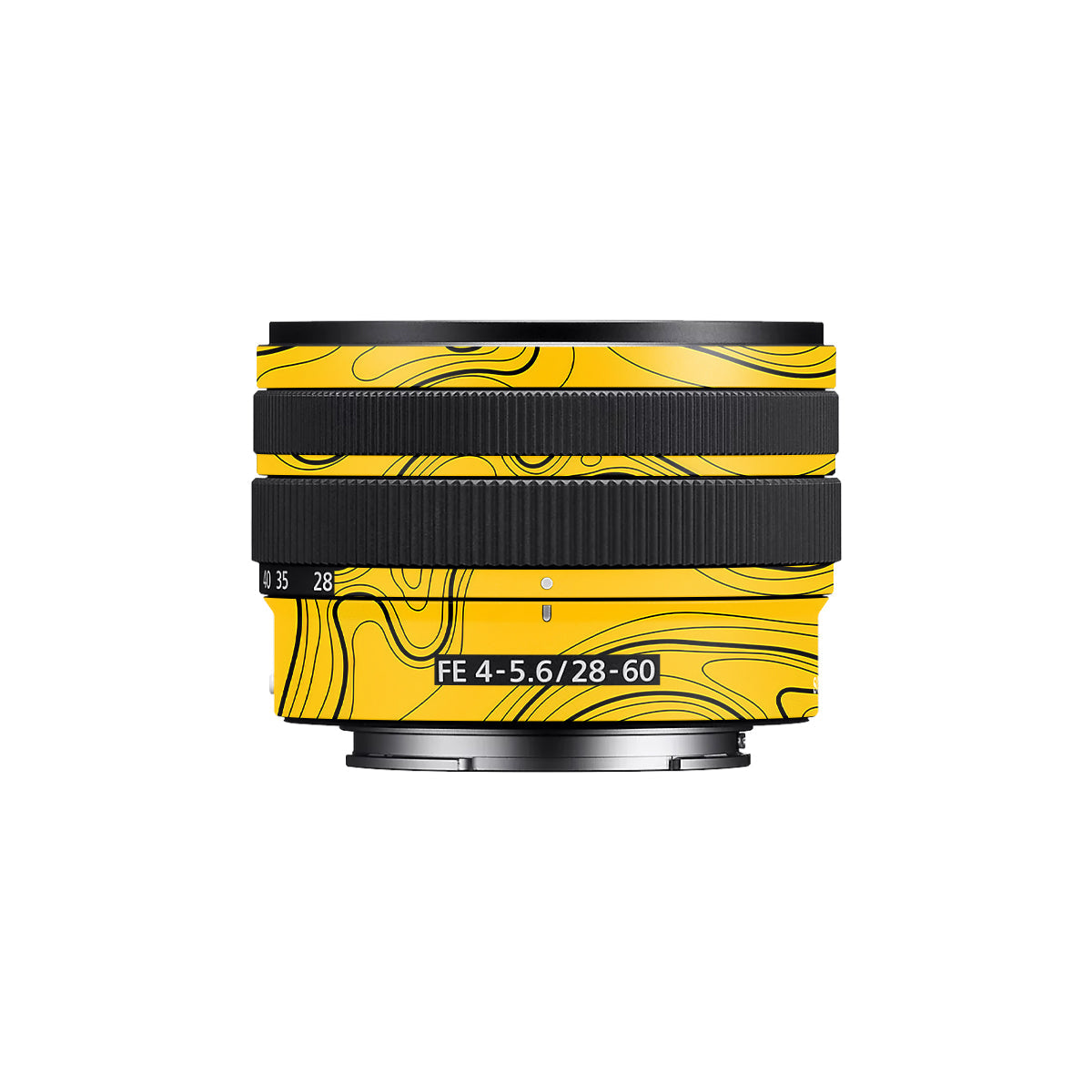 Topographic Map Pattern Sony FE 28-60mm F/4-5.6 Camera Lens Skin
