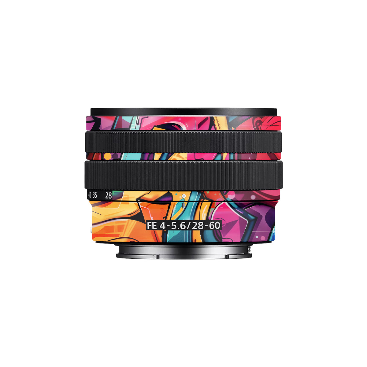 Urban Graffiti Explosion Sony FE 28-60mm F/4-5.6 Camera Lens Skin