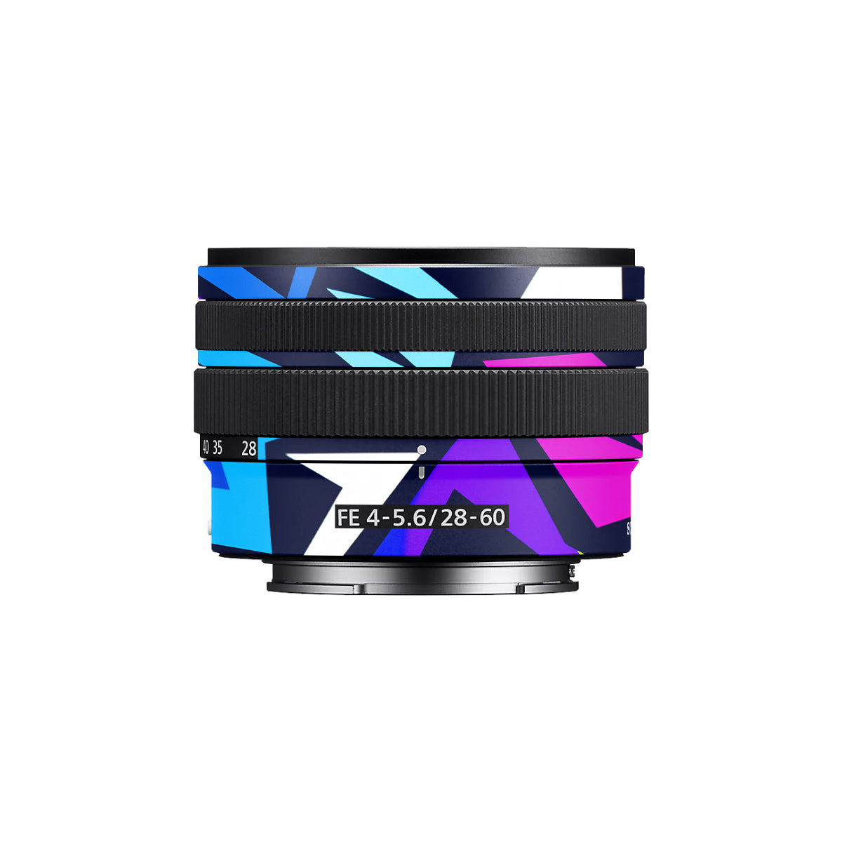Bold Geometric Pop Sony FE 28-60mm F/4-5.6 Camera Lens Skin