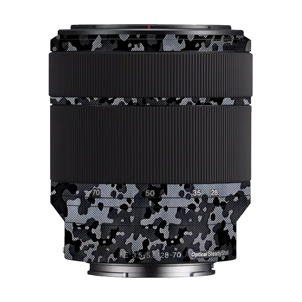 Stealth Grey Camo Sony FE 28–70mm f/3.5–5.6 OSS Camera Lens Skin