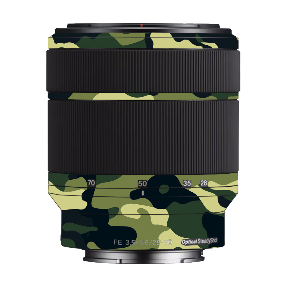 Forest Green Camo Sony FE 28–70mm f/3.5–5.6 OSS Camera Lens Skin
