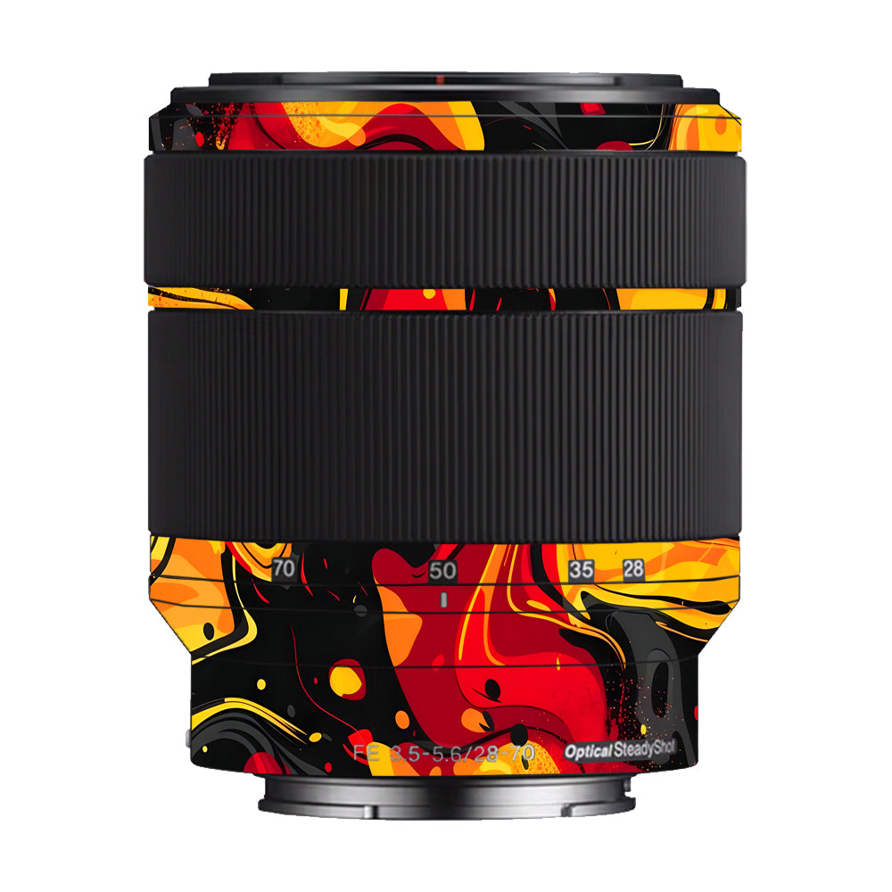 Lava Burst Sony FE 28–70mm f/3.5–5.6 OSS Camera Lens Skin